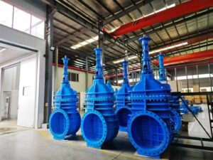 Non stem gate valve